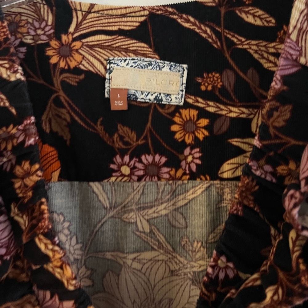 Anthropologie Pilcro Tiered Corduroy Dress - Picture 4 of 10
